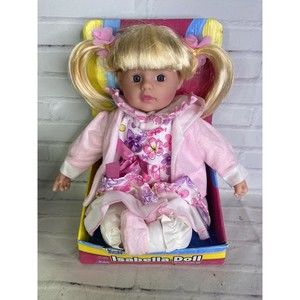 Kids Stuff Isabella Doll Blonde Hair Pig Tails Baby Toddler NEW